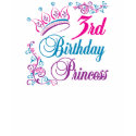 3rd Birthday Princess t-shirts by BirthdayObsessions 3rd Birthday Princess t-shirts