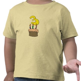 3rd Birthday T-shirt shirt