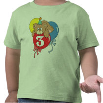 3rd Birthday Teddy Bear (2) T Shirts