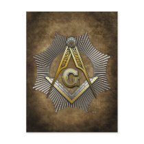 3rd Degree: Master Mason Postcards