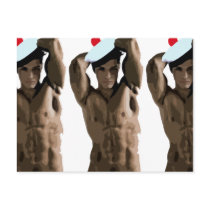 3rd Gay of Christmas postcards