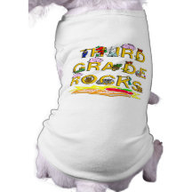 3rd Grade Rocks Doggie T-shirt