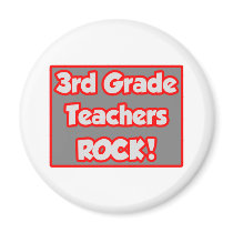 3rd Grade Teachers Rock! Magnet