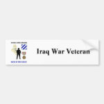 3rd Infantry Division Iraq War Vet Bumper Stickers 3rd Infantry Division Iraq War Vet Bumper Stickers
