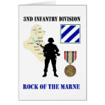 3rd Infantry Division Iraq War Vet Customizable Ca Greeting Cards