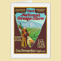 3rd National Orange Show 1913 cards