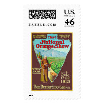 3rd National Orange Show 1913 Stamps