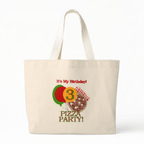 3rd Pizza Party Birthday Tshirts and Gifts Canvas Bag