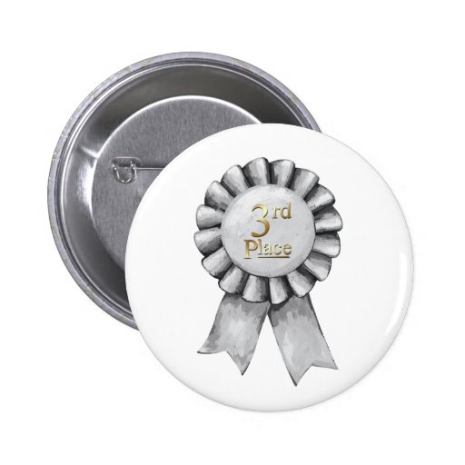 3rd Place Ribbon Button