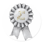 3rd Place Ribbon Stickers