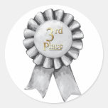 3rd Place Ribbon Stickers
