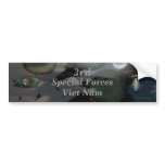 3rd special forces flash vet vfw Bumper Sticker