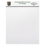 3rd special forces fort Bragg veterans flash Lette Letterhead