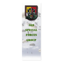 3rd special forces green berets group bookmarker business cards