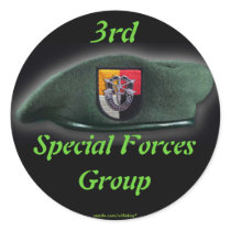 3rd Special forces Green Berets veterans Sticker