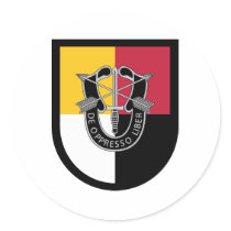 3rd Special Forces Group Flash Stickers