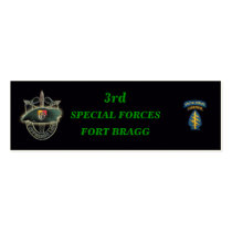 3rd special forces group green berets bookmarkers business card templates