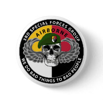 3rd Special Forces Group Skull Buttons