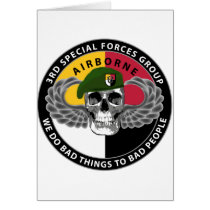 3rd Special Forces Group Skull Cards