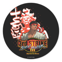 3rd Strike "Fight" Round Sticker