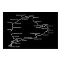 3x4 map posters