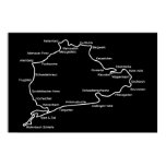 3x4 map posters