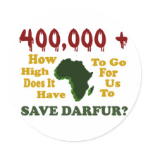 400,000+ DARFUR AWARENESS 1 stickers by awarenessgifts 400,000+ DARFUR AWARENESS 1 stickers