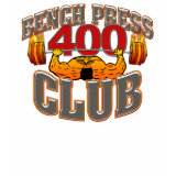 400 Club Bench Press T-Shirt shirt
