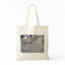 400 Silver Spheres Tote Bags