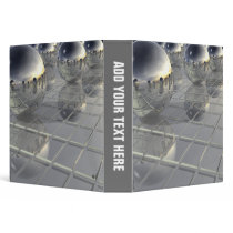 400 Silver Spheres Vinyl Binder