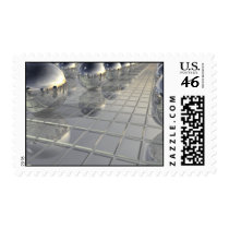 400 Silver Spheres Postage Stamps