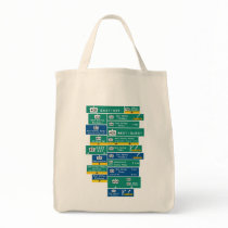 401 and DVP on a Grocery Bag