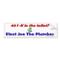401-K inthe toilet? bumper stickers