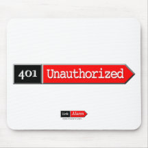401 - Unauthorized Mousepad
