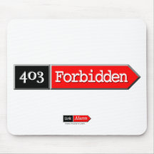 403 - Forbidden Mouse Pad