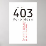 403 Forbidden Reality poster