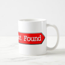 404 - File Not Found Coffee Mugs