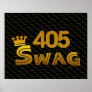 405 Area Code Swag Print