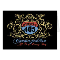 405 Carmageddon Greeting Card