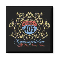 405 Carmageddon Fridge Magnet