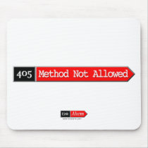 405 - Method Not Allowed Mouse Pad