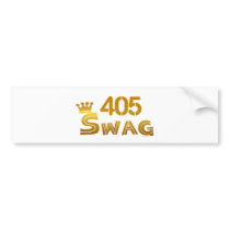 405 Oklahoma Swag Bumper Stickers