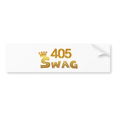 405 Oklahoma Swag Bumper Stickers by oklahoma_gift