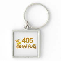 405 Oklahoma Swag Key Chain