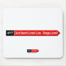 407 - Authentication Required Mouse Pad