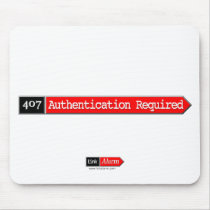 407 - Authentication Required Mouse Pad