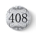 408 Area Code Pinback Buttons