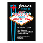 40.a invitación de la fiesta de cumpleaños de Las 