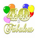 40 and Fabulous Birthday Gifts and Apparel t-shirts by BirthdayZone 40 and Fabulous Birthday Gifts and Apparel t-shirts