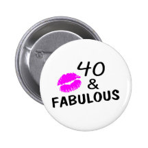 40 and Fabulous (Black and Pink)
